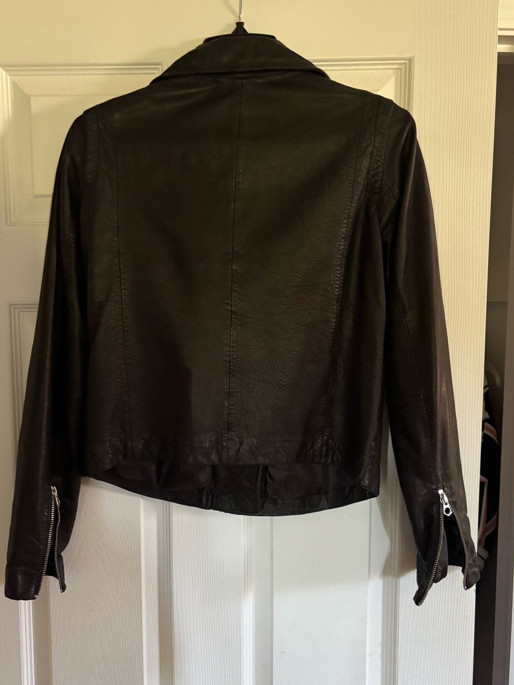 Madewell Washed Leather Motorcycle Jacket - Picture 7 of 8